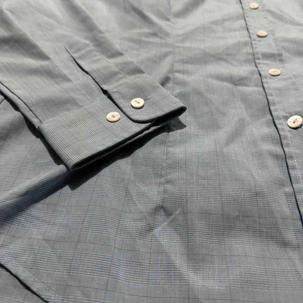 Orvis young‎ boys button down collared dress shirt in youth size 10 blue pattern